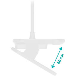 Stolná lampa Connect IT Clip 2 biela

 obrázok produktu 2 z 5