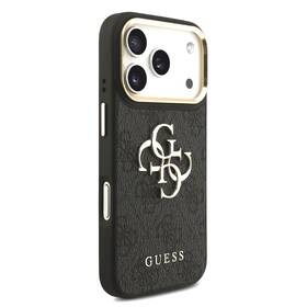 Kryt na mobil Guess 4G Metal Logo Gold Frame na Apple iPhone 18 Pro čierny

 obrázok produktu 2 z 6