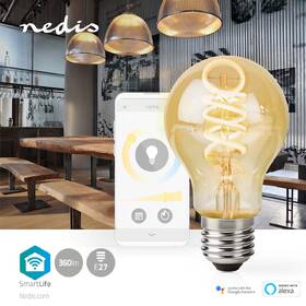 Inteligentná žiarovka Nedis SmartLife klasik, Wi-Fi, E27, 360 lm, 4.9 W, Teplá - studená biela 

 obrázok produktu 4 z 5
