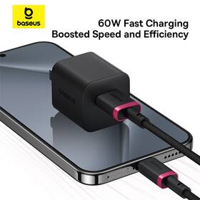 Kábel Baseus Dura USB/USB-C, 60W, 1m čierny/červený

 obrázok produktu 11 z 16
