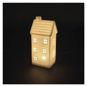 LED dekorácie EMOS keramický domček, 16 cm, 1LED, vnútorná, teplá biela, časovač 

 obrázok produktu 6 z 6