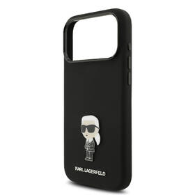 Kryt na mobil Karl Lagerfeld Liquid Silicone Metal Ikonik na Apple iPhone 17 Pro Max čierny

 obrázok produktu 5 z 7