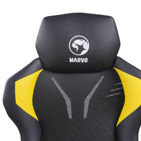 Herná stolička Marvo CH-133 čierna/žltá

 obrázok produktu 6 z 11