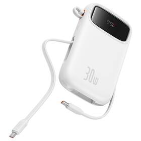 Powerbank Baseus Qpow 10000mAh 30W s USB-C kabelem biela

 obrázok produktu 2 z 9