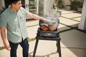 Gril Ninja OG850EU Woodfire Pro XL Electric Outdoor BBQ Grill & Smoker čierny/sivý

 obrázok produktu 24 z 28