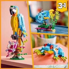 Stavebnica LEGO® Creator 3 v 1 31136 Exotický papoušek 

 obrázok produktu 2 z 8