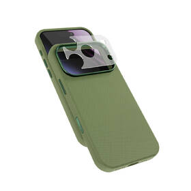 Kryt na mobil Epico SolidWoven Pro Mag+ Apple iPhone 17 Pro / 18 Pro Qi2 & MagSafe zelený

 obrázok produktu 1 z 5