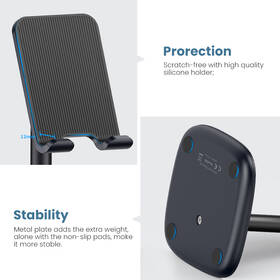 Držiak na mobil UGREEN Mobile desktop stand čierny

 obrázok produktu 3 z 4