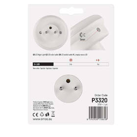 Nočné svetlo EMOS LED P3320 s fotosenzorom do zásuvky 

 obrázok produktu 7 z 7