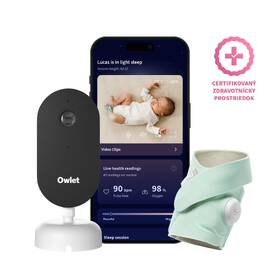 Súprava kamery a inteligentné ponožky Owlet Dream Duo - Mint zelená

 obrázok produktu 5 z 5