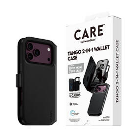 Puzdro na mobil flipové PanzerGlass CARE na Apple iPhone 18 Pro Max / 17 Pro Max Tango 2v1 Wallet MagSafe čierne

 obrázok produktu 2 z 4