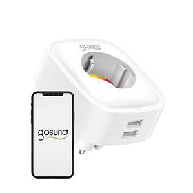 Inteligentná zásuvka Gosund Smart Wi-Fi 2xUSB, Tuya 

 obrázok produktu 1 z 6