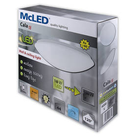 LED stropné svietidlo McLED Cala 18, 18 W, 4000 K biele

 obrázok produktu 9 z 9