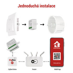 Modul EMOS GoSmart motorický IP-2121CZ, ZigBee, 1-kanálový 

 obrázok produktu 10 z 19