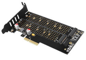 Radič Axagon PCEM2-DC - M.2 NVMe M-key + SATA B-key slot 

 obrázok produktu 4 z 12