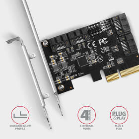 Radič Axagon PCES-SA4X4 - 4x SATA 6G port 

 obrázok produktu 1 z 3