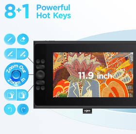 Grafický tablet UGEE UE12 čierny

 obrázok produktu 8 z 13