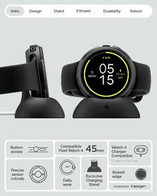 Ochranné puzdro Spigen Liquid Air V2 + Stand na Google Pixel Watch 4 45mm čierne

 obrázok produktu 12 z 17