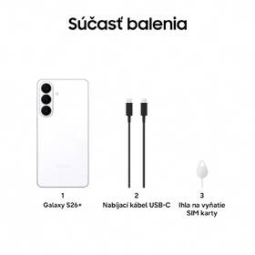 Mobilný telefón Samsung Galaxy S26+ 5G 12 GB / 512 GB biely

 obrázok produktu 8 z 19