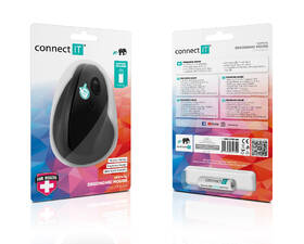 Myš Connect IT vertikálna, ergonomická čierna

 obrázok produktu 12 z 12