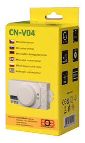 Detektor pohybu Elektrobock CN-V04, mikrovlnné čidlo biely

 obrázok produktu 4 z 4