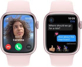 Inteligentné hodinky Apple GPS + Cellular 41mm puzdro zo ružového hliníka - svetlo ružový športový remienok - M/L 

 obrázok produktu 5 z 7