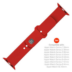 Remienok FIXED Silicone Sporty Strap na Apple Watch 38/40/41mm červený

 obrázok produktu 2 z 4