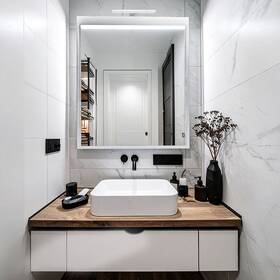 Nástenné svietidlo Solight LED koupelnové nad zrcadlo 3v1, 7W, 455lm, 4000K, IP44, 40cm chróm

 obrázok produktu 5 z 5