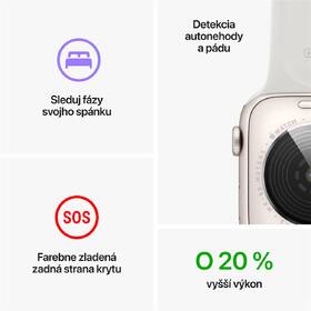 Inteligentné hodinky Apple GPS 40mm hviezdne biely hliník - hviezdne biely športový remienok 

 obrázok produktu 6 z 7
