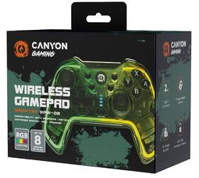 Gamepad Canyon GPW-02 RGB 5v1 (Nintendo Switch, iOS 13.0, Android, PC, PS3) priehľadný

 obrázok produktu 4 z 4