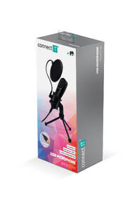 Mikrofón Connect IT YouMic s POP filtrem, USB čierny

 obrázok produktu 2 z 2