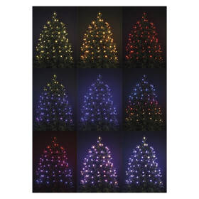 Vianočné osvetlenie EMOS 120 LED reťaz, 12 m, vonkajšie aj vnútorné, RGB, ovládač, programy, časovač 

 obrázok produktu 3 z 4