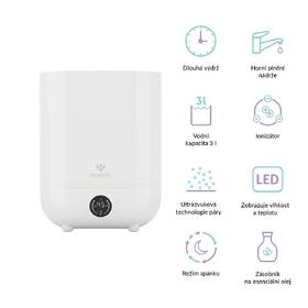 Zvlhčovač vzduchu TrueLife H5 Touch biely

 obrázok produktu 1 z 6