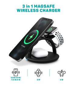 Bezdrôtová nabíjačka Connect IT MultiCharge 3v1 MagSafe čierna

 obrázok produktu 9 z 9