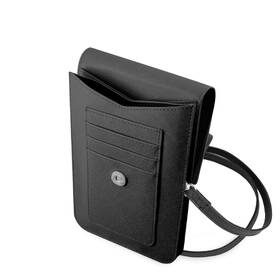 Taštička cez rameno Guess PU Saffiano Triangle Logo čierne

 obrázok produktu 3 z 4