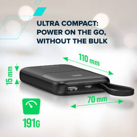 Powerbank Canyon OnPower 101 PD22,5W 10 000 mAh čierny

 obrázok produktu 15 z 15