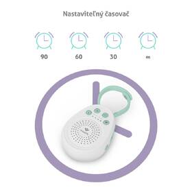 Zaspávačik TrueLife BabyTone S3 biely/zelený

 obrázok produktu 9 z 12