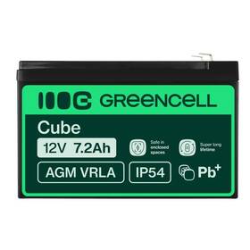 Olovený akumulátor Green Cell AGM batéria, 12V, 7.2Ah čierny

 obrázok produktu 2 z 3