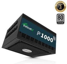 Zdroj Evolveo P1000 80+ Platinum, 1000W, ATX 3.1 čierny

 obrázok produktu 1 z 12