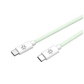 Kábel Celly USB-C/USB-C, opletený (bavlnený), 60 W, 1,5 m zelený

 obrázok produktu 1 z 2