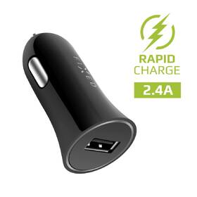 Adaptér do auta FIXED 1x USB, 2,4 A + micro USB kábel čierny

 obrázok produktu 1 z 4