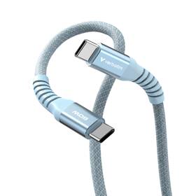 Kábel Verbatim Sync & Charge USB-C/USB-C 60W 1,2m modrý

 obrázok produktu 1 z 3