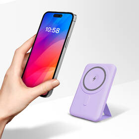 Powerbank YENKEE YPB 501 MagSafe 5000mAh fialový

 obrázok produktu 5 z 5