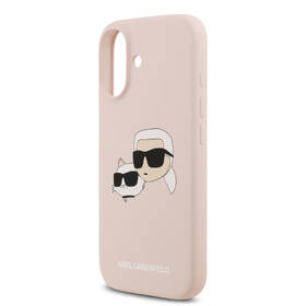 Kryt na mobil Karl Lagerfeld Liquid Silicone Double Heads MagSafe na Apple iPhone 17 ružový

 obrázok produktu 5 z 7
