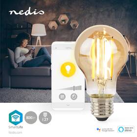 Inteligentná žiarovka Nedis SmartLife klasik, Wi-Fi, E27, 806 lm, 7 W, Teplá Biela 

 obrázok produktu 4 z 6