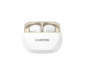Slúchadlá Canyon Hexagon 7, TWS ANC+ENC Wireless Charge biela/béžová

 obrázok produktu 2 z 6
