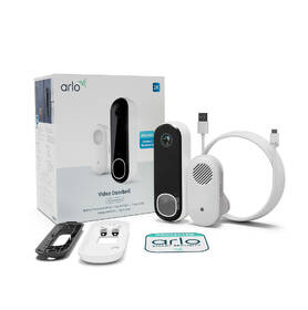 Videozvonček Arlo Essential (Gen.2) Video Doorbell and Chime 2K Security biely

 obrázok produktu 3 z 7