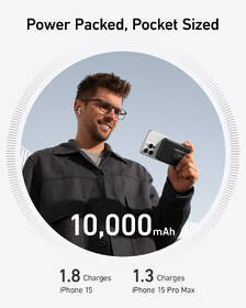 Powerbank Anker MagGo 10000mAh, 27W čierny

 obrázok produktu 7 z 9