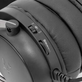 Headset White Shark GORILLA pro PC, PS4/PS5, Xbox, Mac čierny/sivý

 obrázok produktu 4 z 11