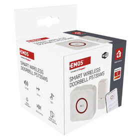 Zvonček bezdrôtový EMOS GoSmart P5735WS biely

 obrázok produktu 17 z 18